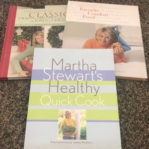 Lot of 3 Martha Stewart Craft/Cookbooks